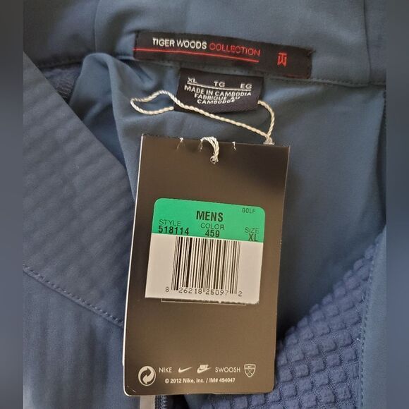 Nike Tiger Woods Collection 1/3 Zip Tech Pullover 518114 Sz XL - Picture 11 of 13